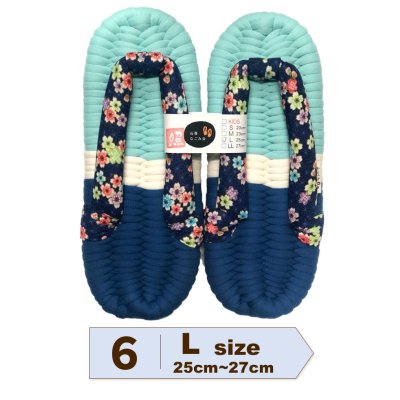 画像7: ふっくら布ぞうり　L（25〜27cm）