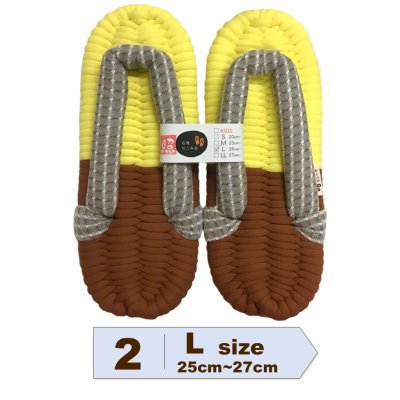 画像3: ふっくら布ぞうり　L（25〜27cm）