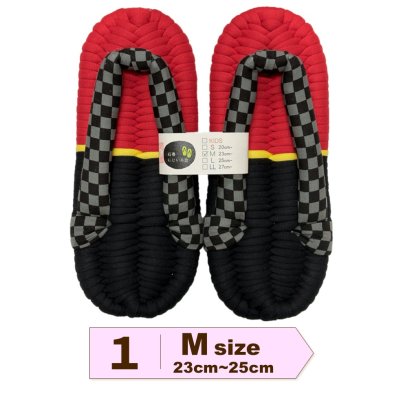 画像2: ふっくら布ぞうり　M（23〜25cm）